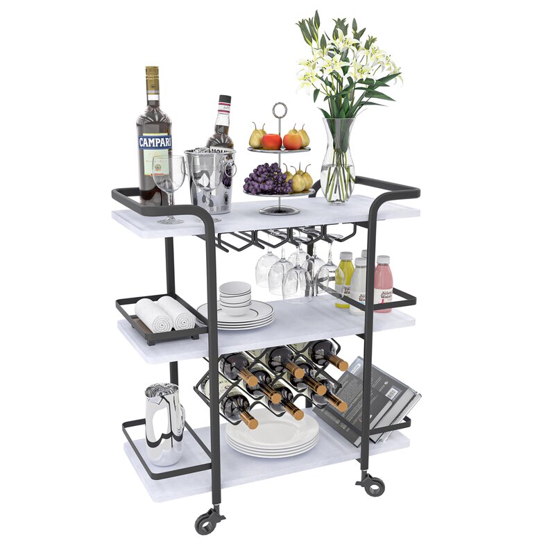 Jubao Bar Cart & Reviews Wayfair